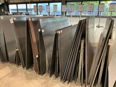 Översiktsbild av steel sheet material